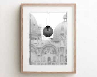 Italy Wall Art Print, St. Mark's Square Venice, Large Canvas Print, Europe Poster Gift, Travel Photography, Classic Interior, Original Art