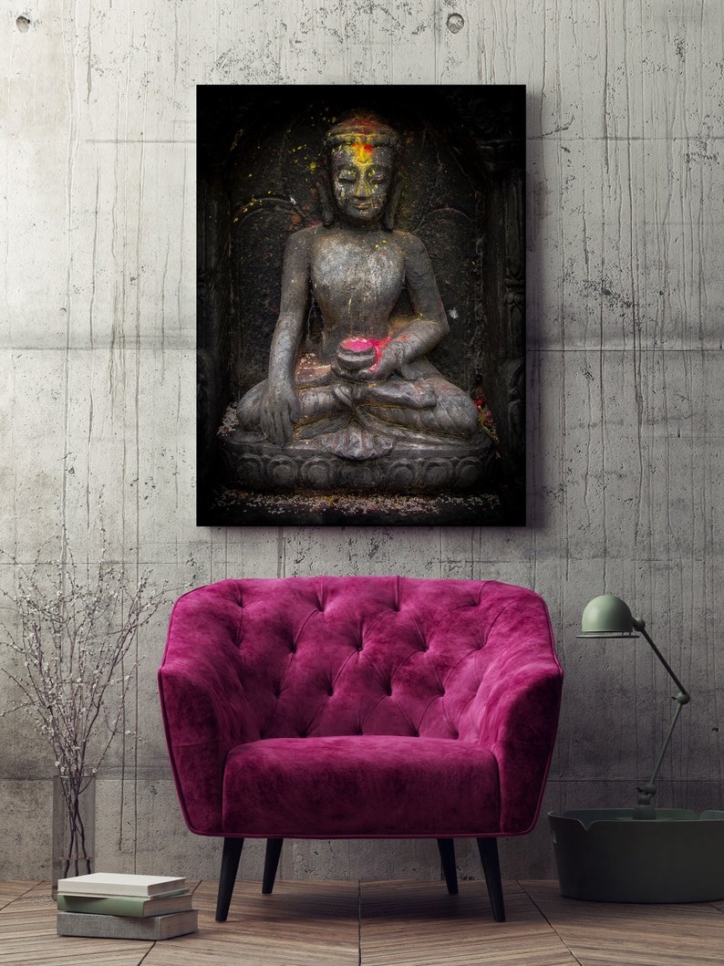 Buddha Wall Art Kathmandu Nepal Photograph Buddha Print Etsy