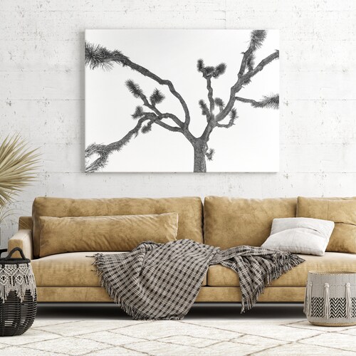 Joshua Tree Print Black and White Desert Wall Art DIGITAL Etsy