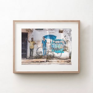Ernest Zacharevic Mural | Street Graffiti Canvas Art |  Penang Georgetown | Malaysia Photography | 8x10 Wall Art Print  | Travel Poster