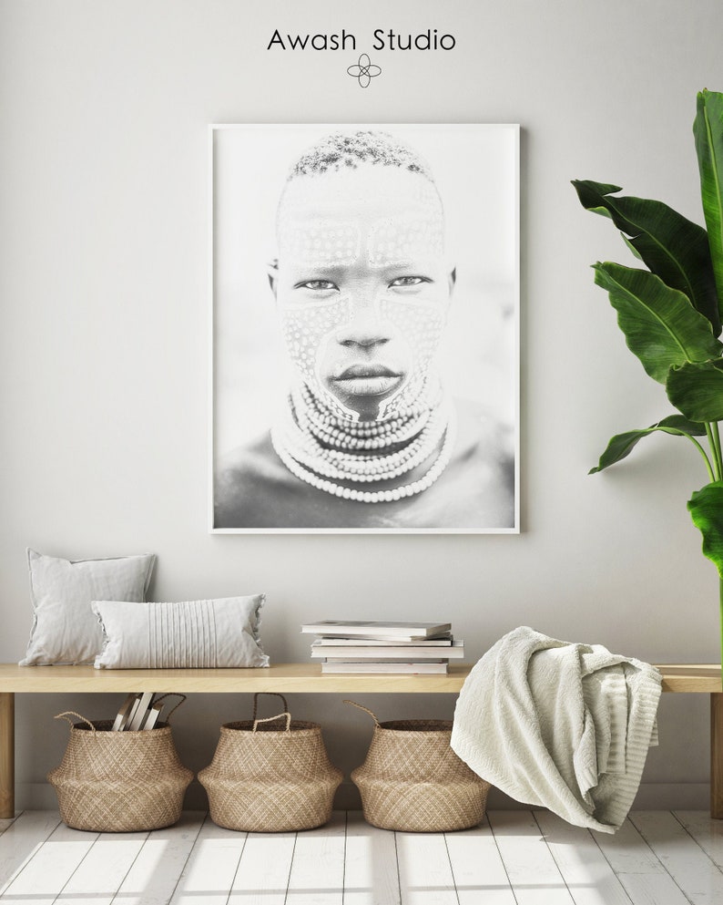 African Wall Art Black and White Photography Ethiopia Extra Etsy