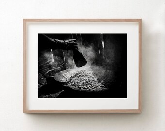 Arte africano / Arte mural de cocina / Fotografía africana / Impresión tribal / Lienzo afrocéntrico / Póster gastronómico / Arte de mujeres negras / Decoración afroboho