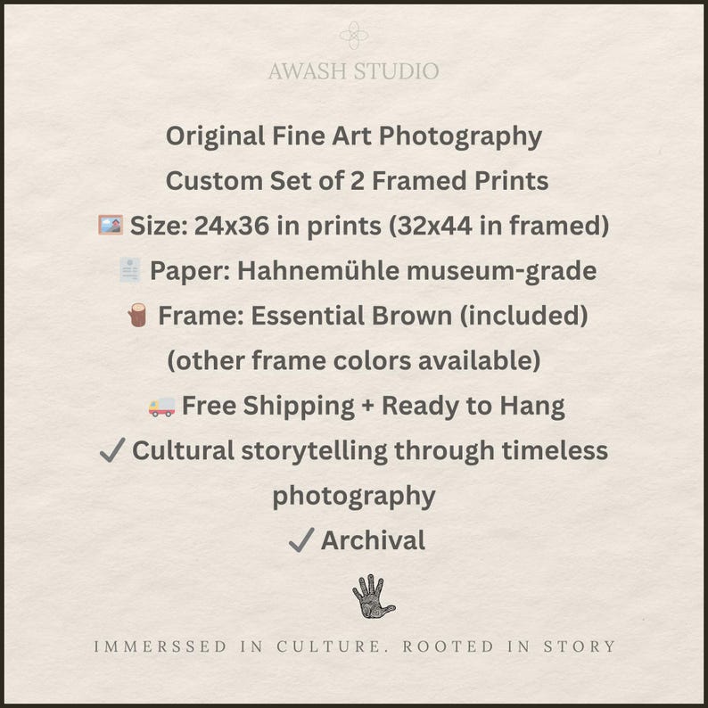 Framed Print SET | African Wall Art Print Set | Set of 2 | 24x36 Inch ...