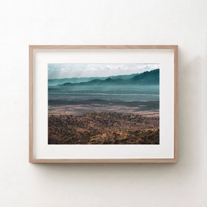 Afrika Landschaft Fotografie | Äthiopien Wall Art Print | Omo-Tal Wüstenfoto | Afrocentric Leinwand | Reisen Fine Art Print | Afro Dekor