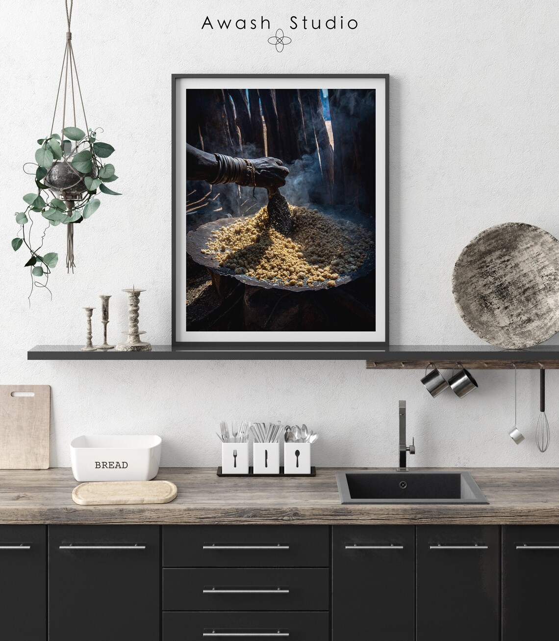 African Photography Kitchen Wall Art Prints Ethiopia Canvas - Etsy