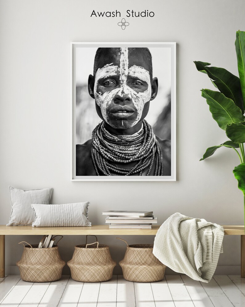 African Wall Art Black And White Photography Ethiopia Extra Etsy