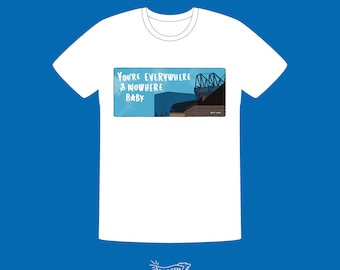 Everywhere and nowhere - T Shirt | Reyt Good | Clothing | Fashion | Sheffield | Yorkshire | SWFC