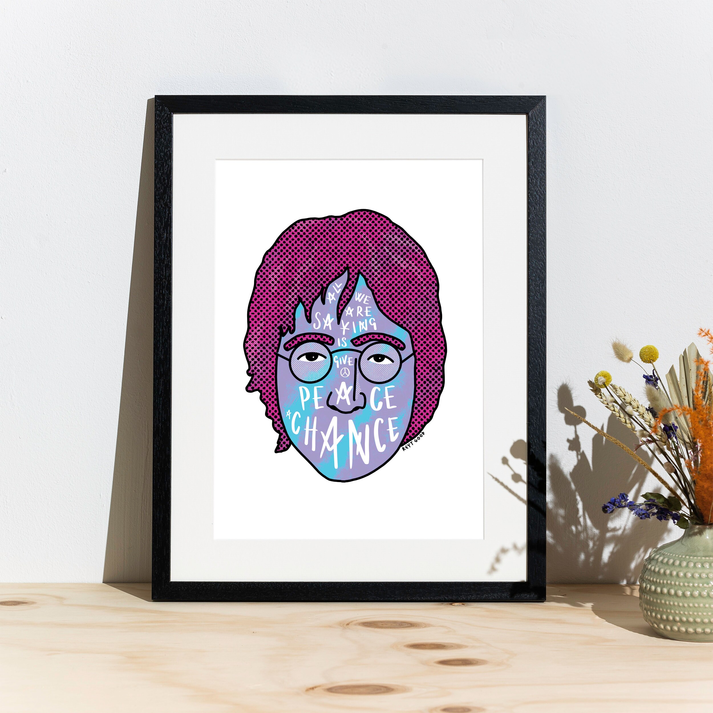 Give Peace A Chance Paroles En Français Paroles de John Lennon 'Give Peace A Chance' Print - Etsy France