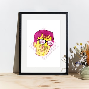Pulp &#39;Common People&#39; Lyrics - Print in Colour | Jarvis Cocker | Music Wall Art | Quote | Home Decor | Typography | Poster