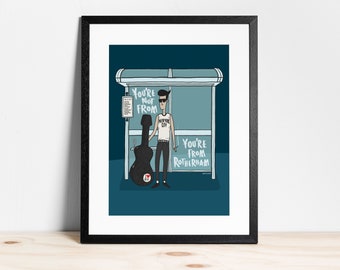 Fake Tales of San Fransico Lyrics print