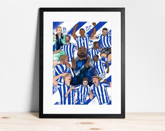 SWFC 22/23 season - play off final (Reyt Goal) | Football Wall Art | Home Decor | Illustration | Typography | Poster