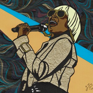 Mary J. Blige Tribute - Paper Cut Illustration #Papercutting