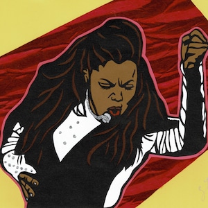 Janet Jackson #Papercutting Tribute - Paper Cut Illustration