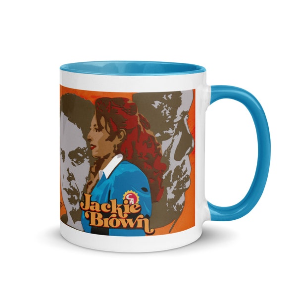 Jackie Brown - Tarantino #Papercutting Tribute Mug with Color Inside