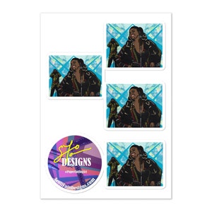 Jill Scott 51st NAACP Image Awards Performace Tribute Poster  #Papercutting Sticker sheet