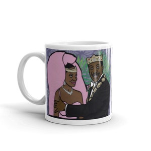 Coming to America - Lisa & Akeem Wedding #Papercutting Tribute Coffee Mug Eddie Murphy (11oz.)
