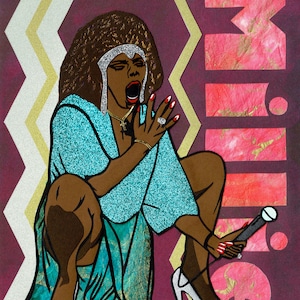 Millie Jackson #Papercutting Tribute R & B Soul Singer Handmade Free Shipping