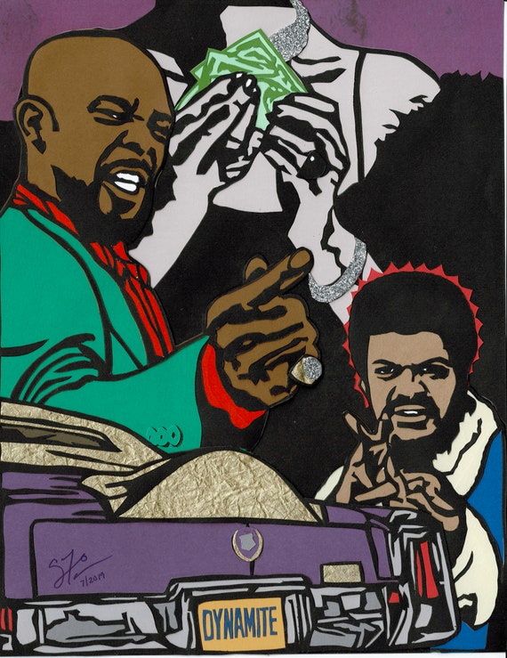 Willie Dynamite (70s Film) Tribute Art Piece #papercutting