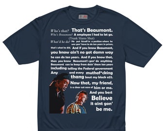 ジャッキー・ブラウン「Who's Beaumont?」ユニセックス パフォーマンス クルーネック Tシャツ