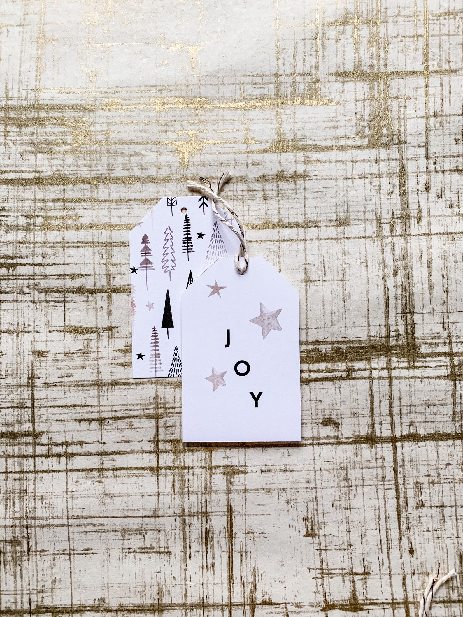 Joy Gift Tags Set of 10 Double Sided Holiday Gift Tag With Etsy