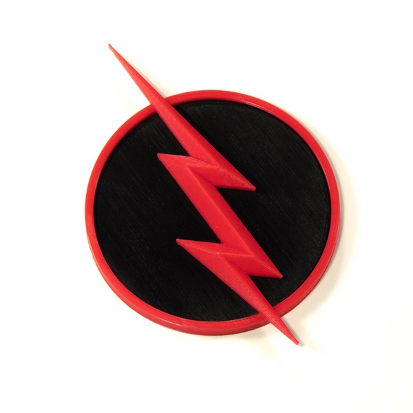 CW Reverse Flash Chest Emblem for Cosplay and Costumes 3D Printed