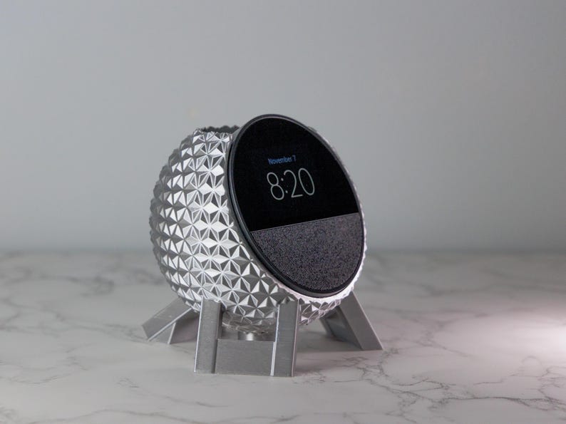 Alexa Geometry 3D Printed Geometric Echo Spot Stand: Stylish Alexa Holder for Home ...