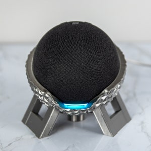 Walt Disney World Epcot Spaceship Earth Inspired Amazon Alexa Echo Dot Holder for 4th Generation image 4