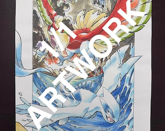ポケモンRBGYアニバーサリー！全部捕まえよう！A3サイズポスター