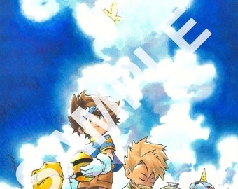NEW A3 Sized Digimon Adventure 01/ Butterfly Poster