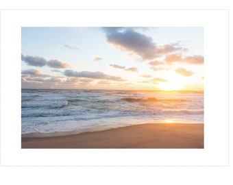 Last Sunlight at Cisco Beach Framed Nantucket Art Print