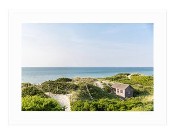 Steps Beach Pathway Framed Nantucket Art Print