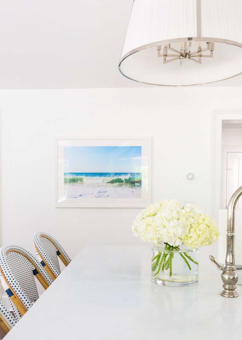 Brant Point Lighthouse Aerial Framed Nantucket Art Print