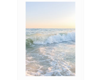 Cisco Beach Waves Framed Nantucket Art Print