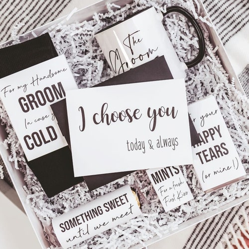 Gift for Groom From Bride on Wedding Day Groom Gift Box Etsy