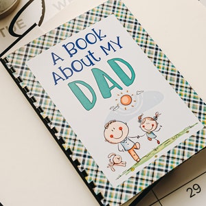 Christmas Gift for Dad, Fathers Day Gift from Daughter, Personalized Book for Dad, Dad Gift, Dad Book, Fathers Day Gift from Son image 1