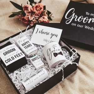 Groom Gift Box, Wedding Day Gift for Groom, Groom Gift from Bride