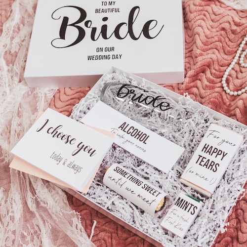 Bride & Groom Wedding Gift Tags Perfect for Wedding Day Etsy
