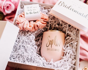 Bridesmaid Proposal Box Set, Bridesmaid Gifts, Bridesmaid Box, Will you be my Bridesmaid Box, Bridesmaid Gift Box, Maid of Honor Proposal