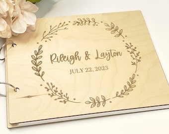 Guest Book Alternative - Wooden Wedding Guest Book - Wood Guest Book - Wooden Guest Book