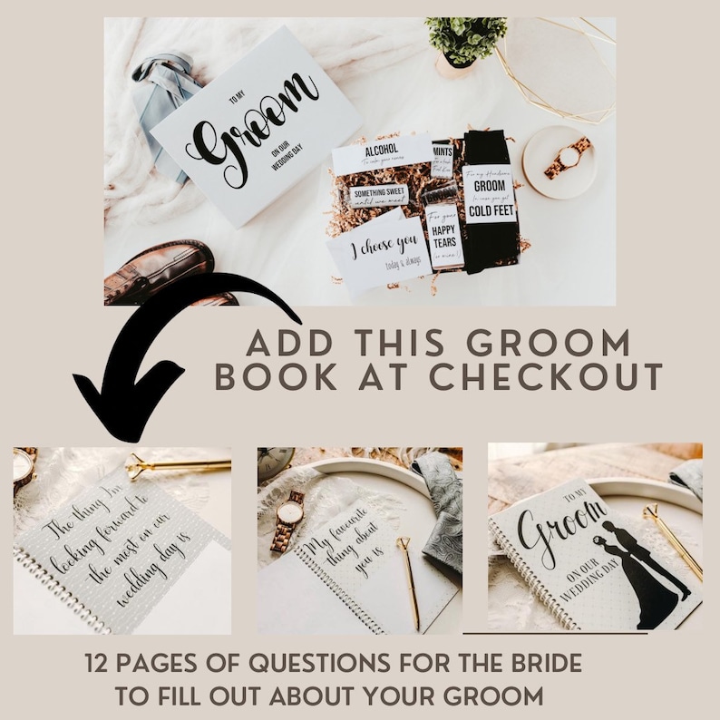 Gift for Groom From Bride on Wedding Day Groom Gift Box Etsy