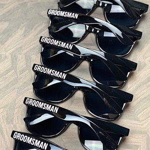 Groomsmen Sunglasses - Personalized sunglasses - Wedding Party Sunglasses - Wedding Sunglasses - Groomsmen Gift - image 4