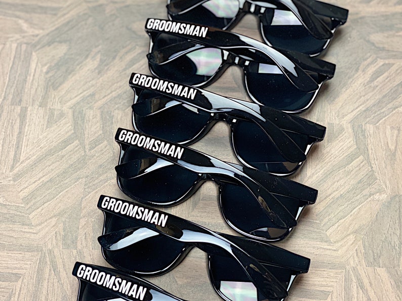 Groomsmen Sunglasses - Personalized sunglasses - Wedding Party Sunglasses - Wedding Sunglasses - Groomsmen Gift - image 4