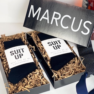 Groomsmen Socks, Groomsmen Gift Box, Best Man Gift Box, Groomsmen Proposal Box, Best Man Socks, Groomsmen Box, Best Man Proposal Box Wedding
