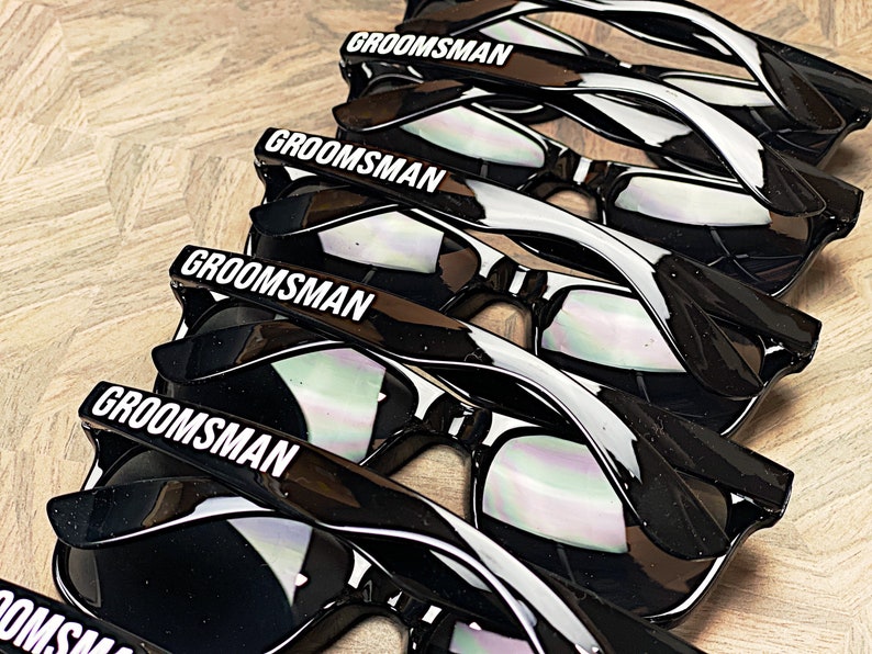 Groomsmen Sunglasses - Personalized sunglasses - Wedding Party Sunglasses - Wedding Sunglasses - Groomsmen Gift - image 1