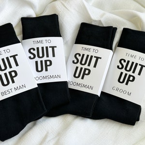 Groomsmen Socks, Groomsmen Gift, Best Man Gift, Wedding Socks, Bridal Party Gifts, Groomsman Gift, Officiant Gift, Usher Gift, Bridesman