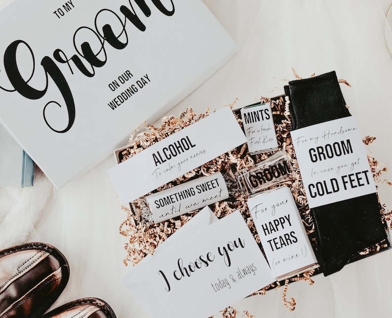Gift for Groom From Bride on Wedding Day Groom Gift Box Etsy