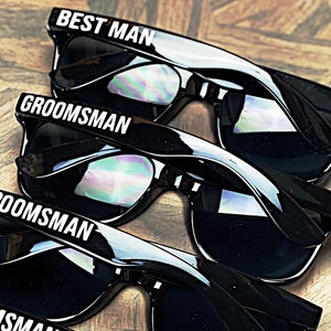 Groomsmen Sunglasses - Personalized sunglasses - Wedding Party Sunglasses - Wedding Sunglasses - Groomsmen Gift - image 5