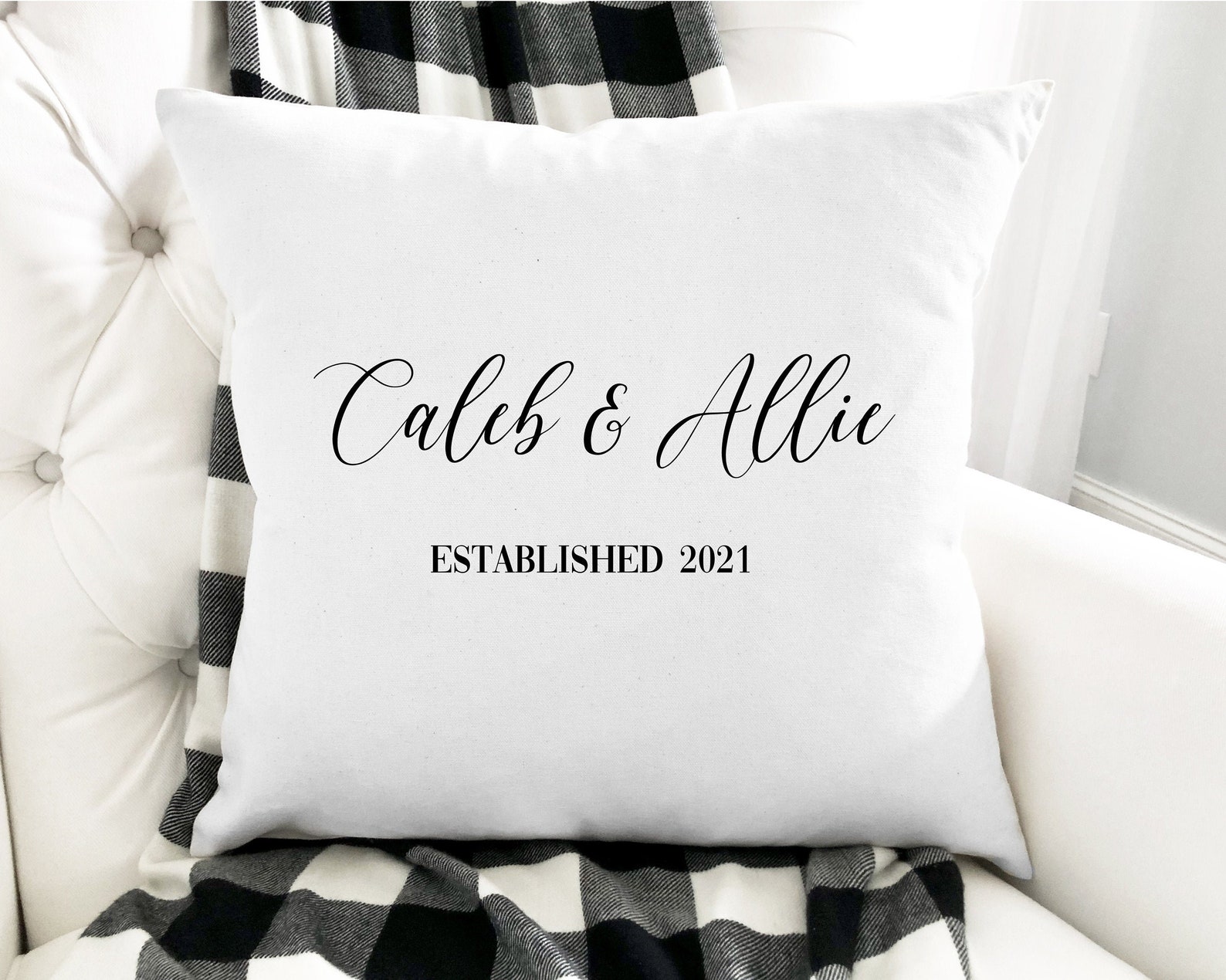 Couple Pillow Case Personalized Couples Gift Newlywed Gift | Etsy