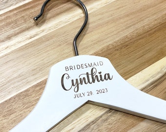 Bridesmaid Hangers, Wedding Hanger, Bridal Hanger, Personalized Hanger, Bridesmaid Gifts, Gifts for the Bridal Party