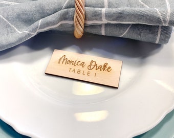 Rustic Wedding Place Cards, Wedding Seating Cards, Wooden Place Cards, Wedding Escort Cards, Wedding Name Tags, Wedding Name Cards